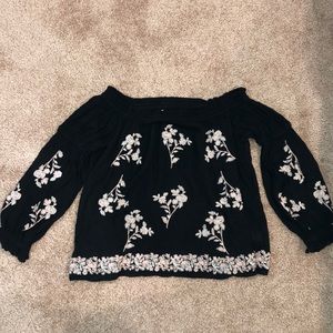 american eagle off the shoulder top